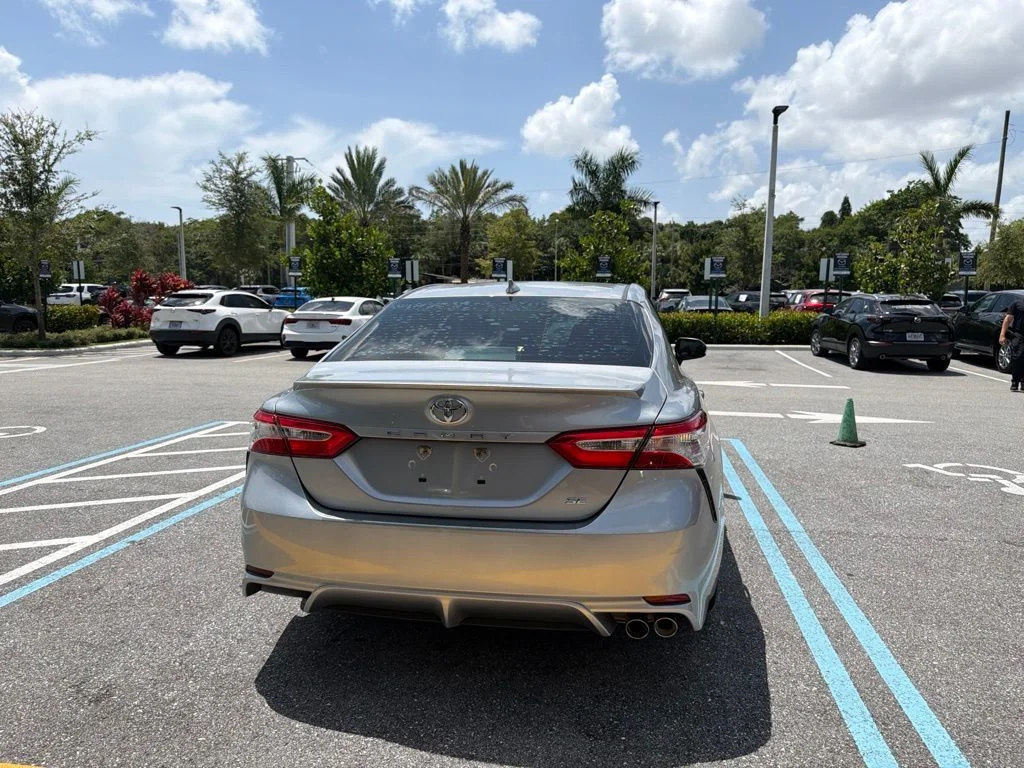 Used 2020 Celestial Silver Metallic Toyota SE image 8