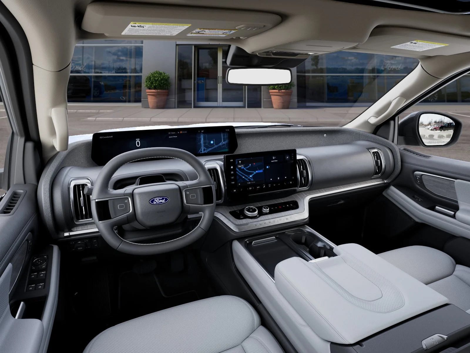 New 2027 Star White Metallic Tri-Coat Ford Platinum image 44