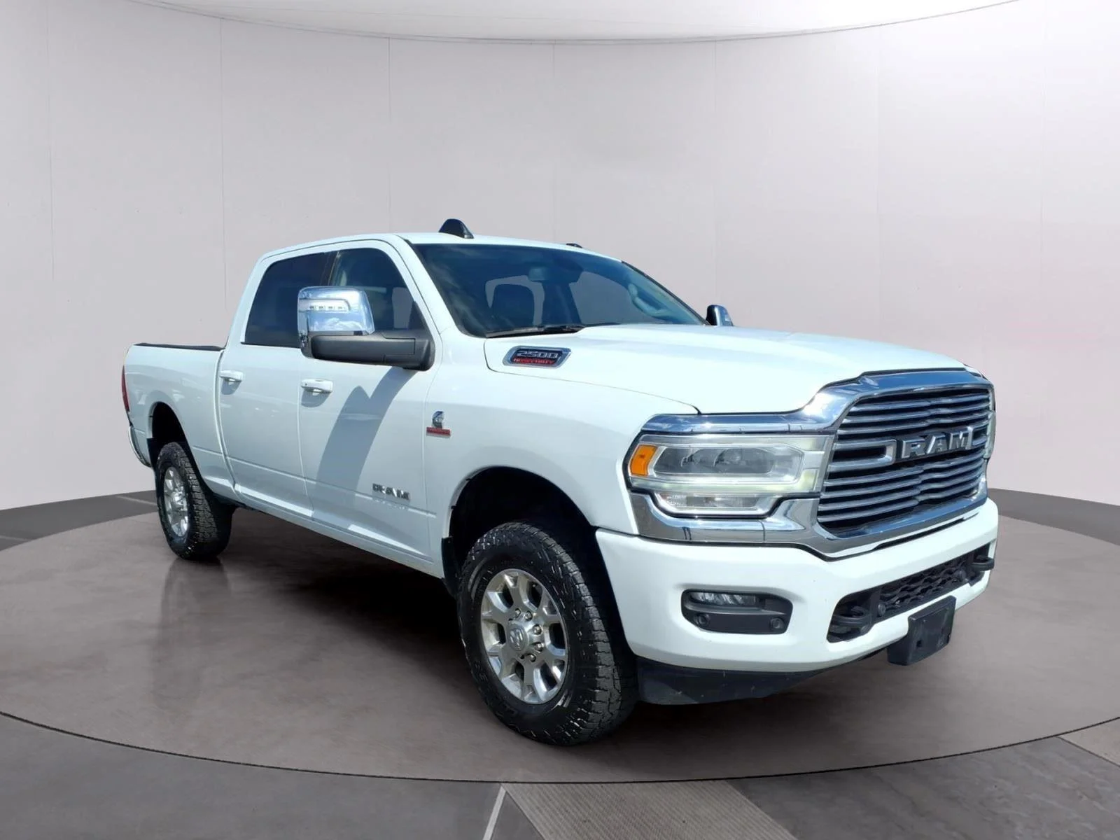 Used 2024 Bright White Clearcoat Ram Laramie image 7