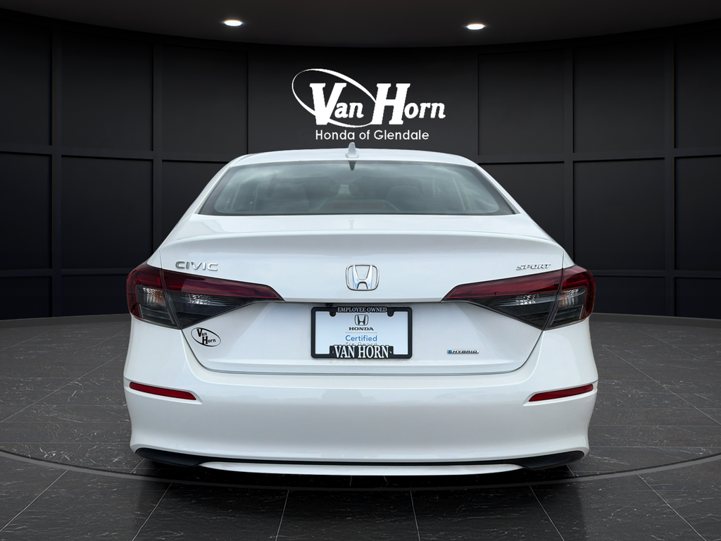 Used 2025 Platinum White Pearl Honda 4D HYBRID SPORT image 4