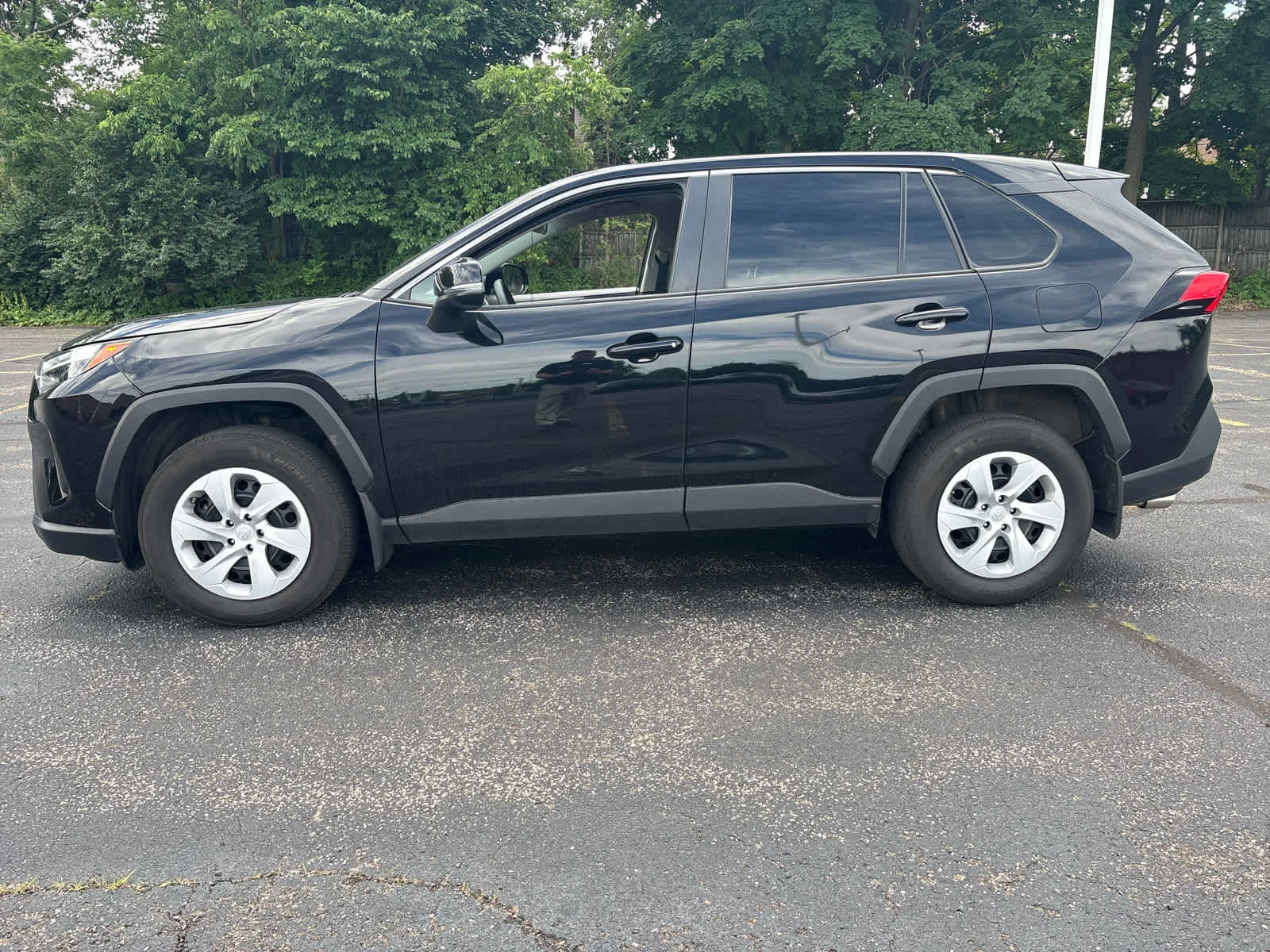 Used 2024 Midnight Black Metallic Toyota LE image 3