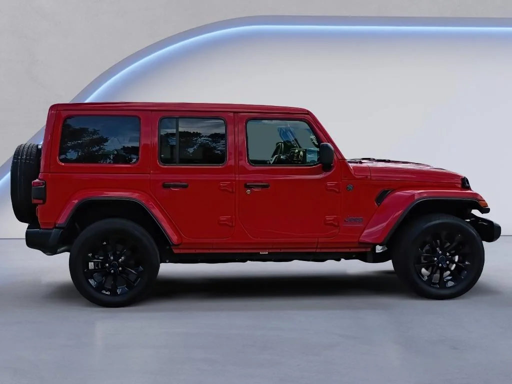 Used 2025 Firecracker Red Clearcoat Jeep Sahara image 7