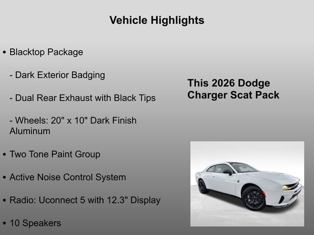 New 2026 White Knuckle Exterior Paint Dodge Scat Pack image 29