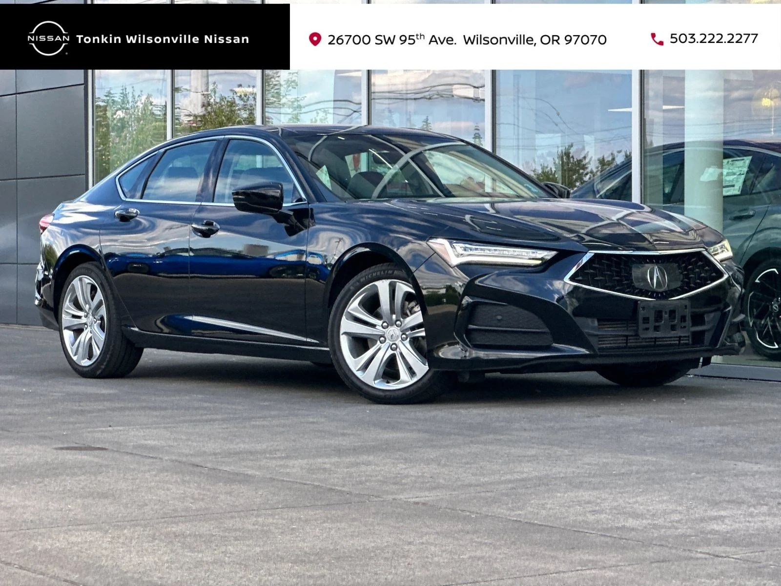 Used 2021 sparkle silver met Acura Technology Package image 1