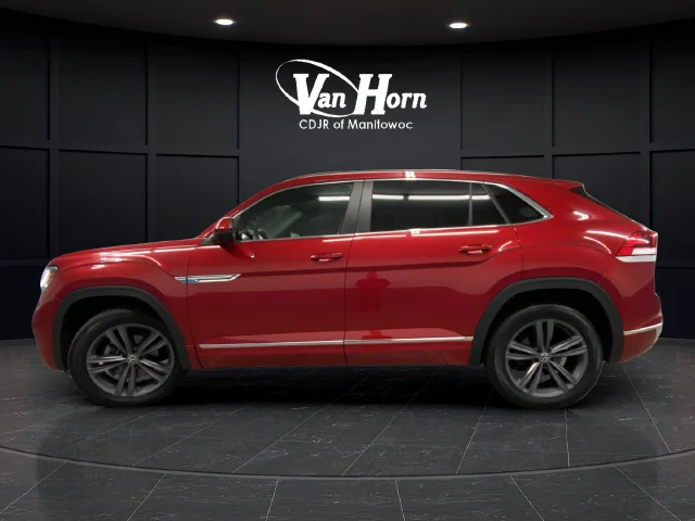 Used 2022 Aurora Red Metallic Volkswagen 3.6L V6 SEL R-Line image 4