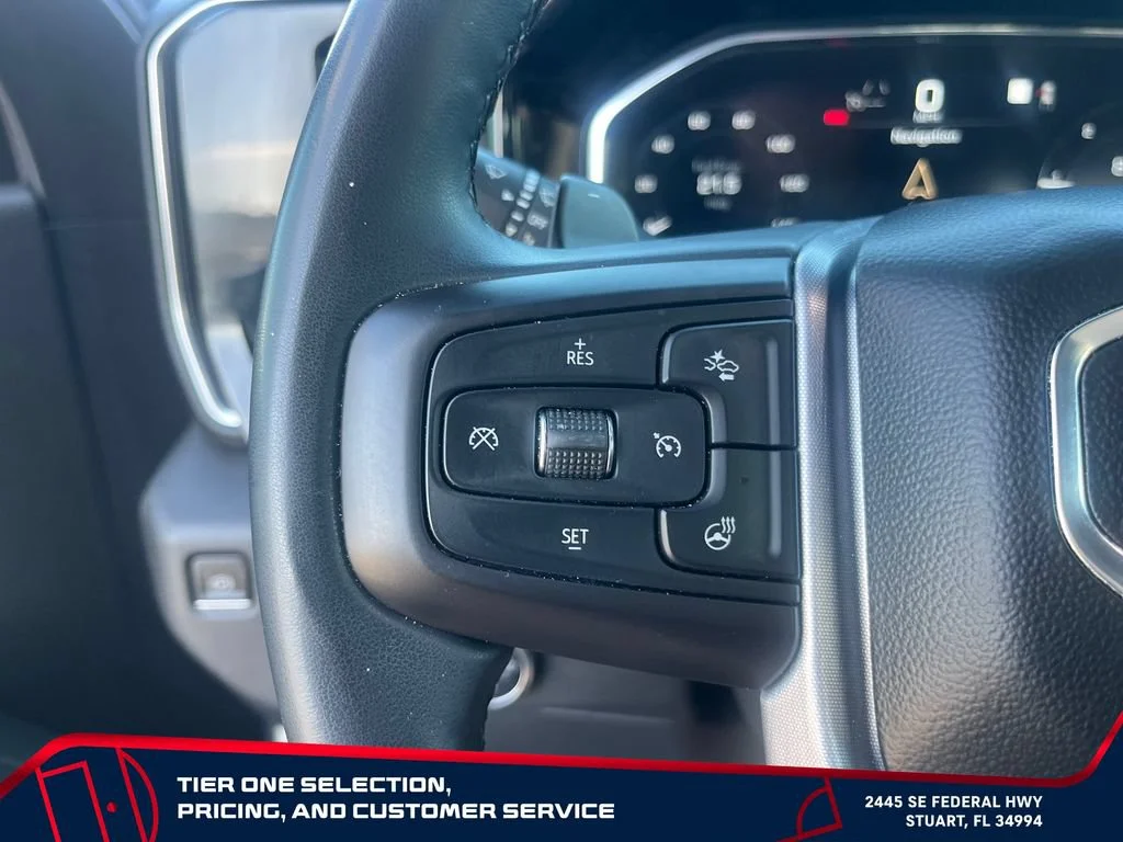 Used 2023 White Frost Tricoat GMC SLT image 20