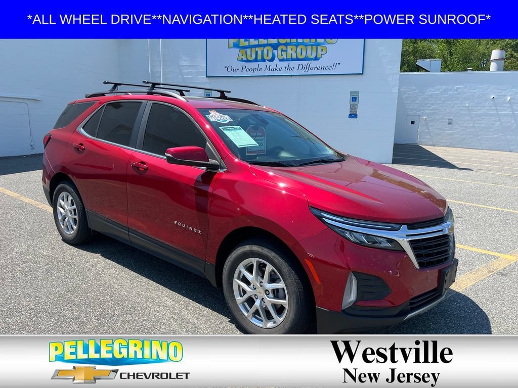 Certified Used 2022 Cherry Red Tintcoat Chevrolet LT image 1