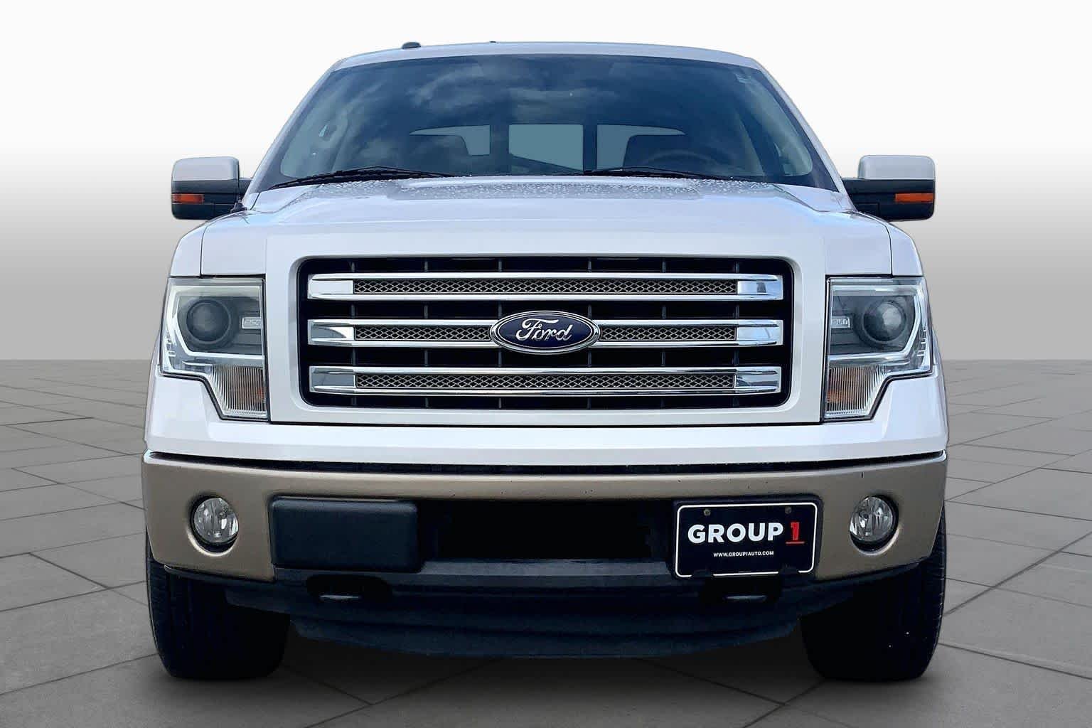 Used 2013 White Platinum Tri-Coat Metallic Ford King Ranch image 3