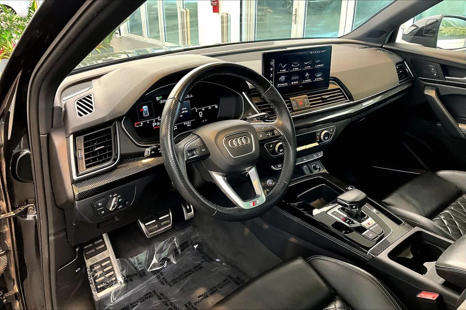 Used 2023 Mythos Black Metallic Audi Premium Plus image 32