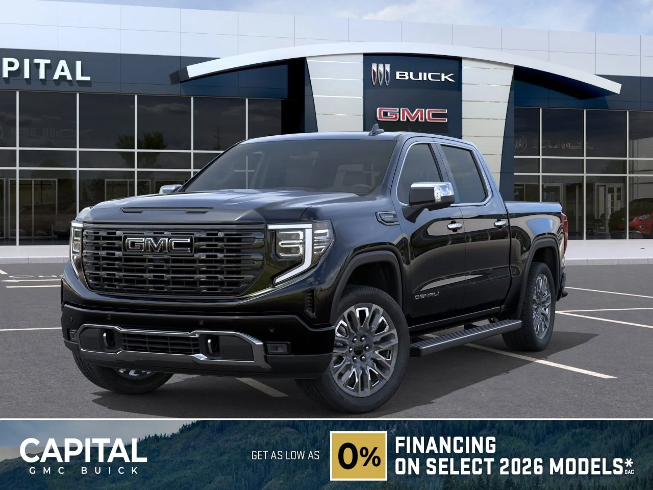 New 2026 ONYX BLACK GMC Denali Ultimate image 1