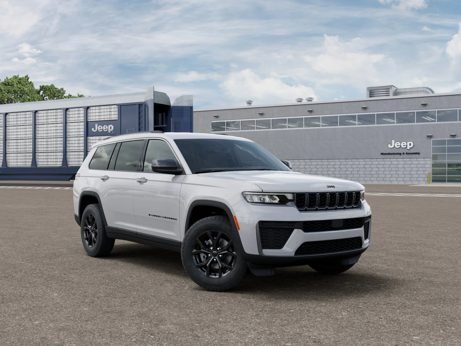 New 2026 Bright White Clear-Coat Exterior Paint Jeep Laredo image 3