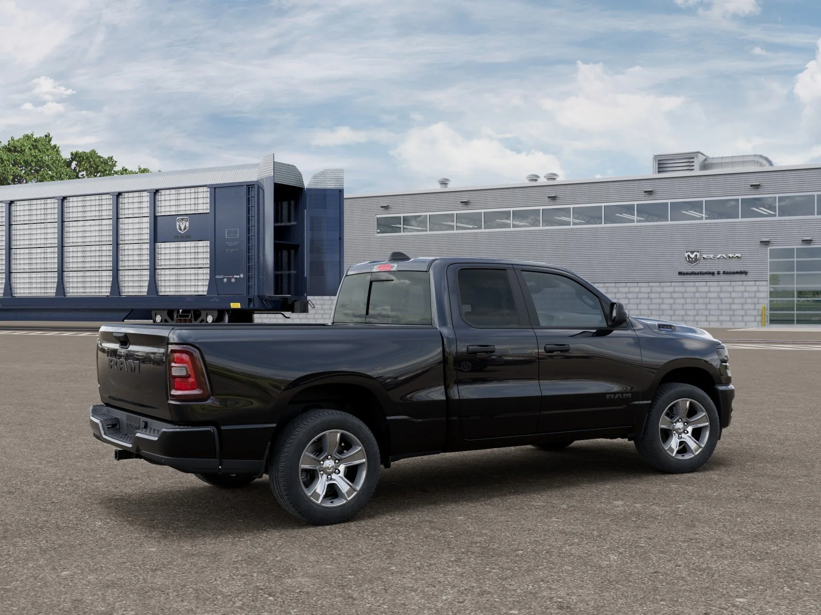 New 2026 Diamond Black Crystal Pearl-Coat Exterior Paint RAM Express image 4