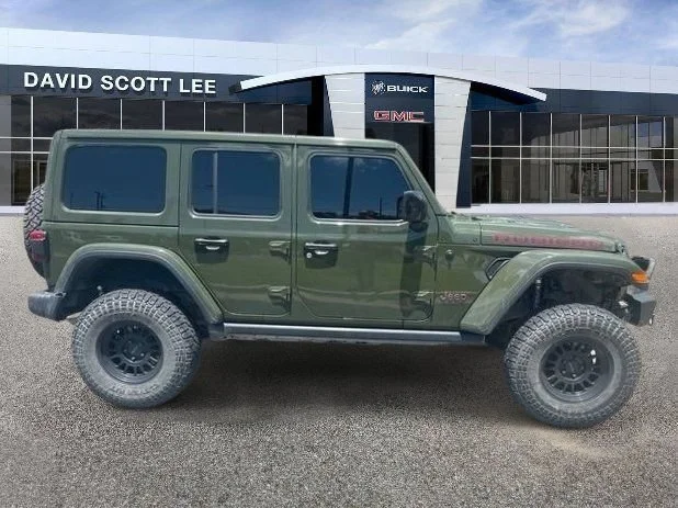 Used 2021 Sarge Green Clearcoat Jeep Unlimited Rubicon image 4