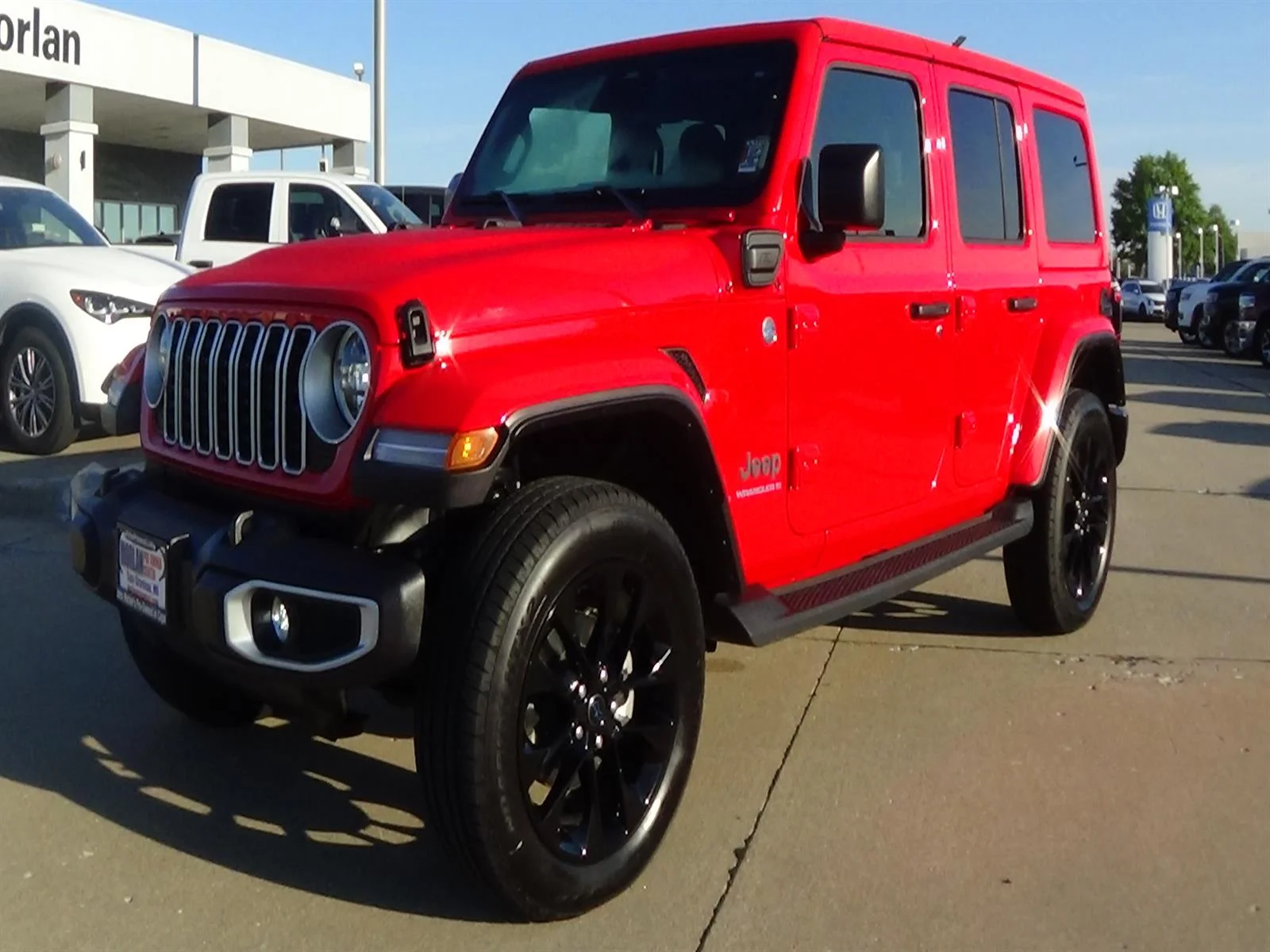 Used 2025 Firecracker Red Clear Coat (prc) Jeep Sahara 4xe image 2
