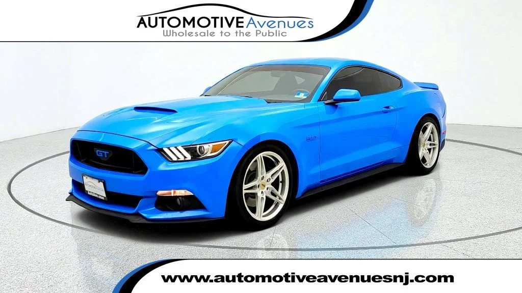 Used 2017 Grabber Blue Ford GT Fastback image 1