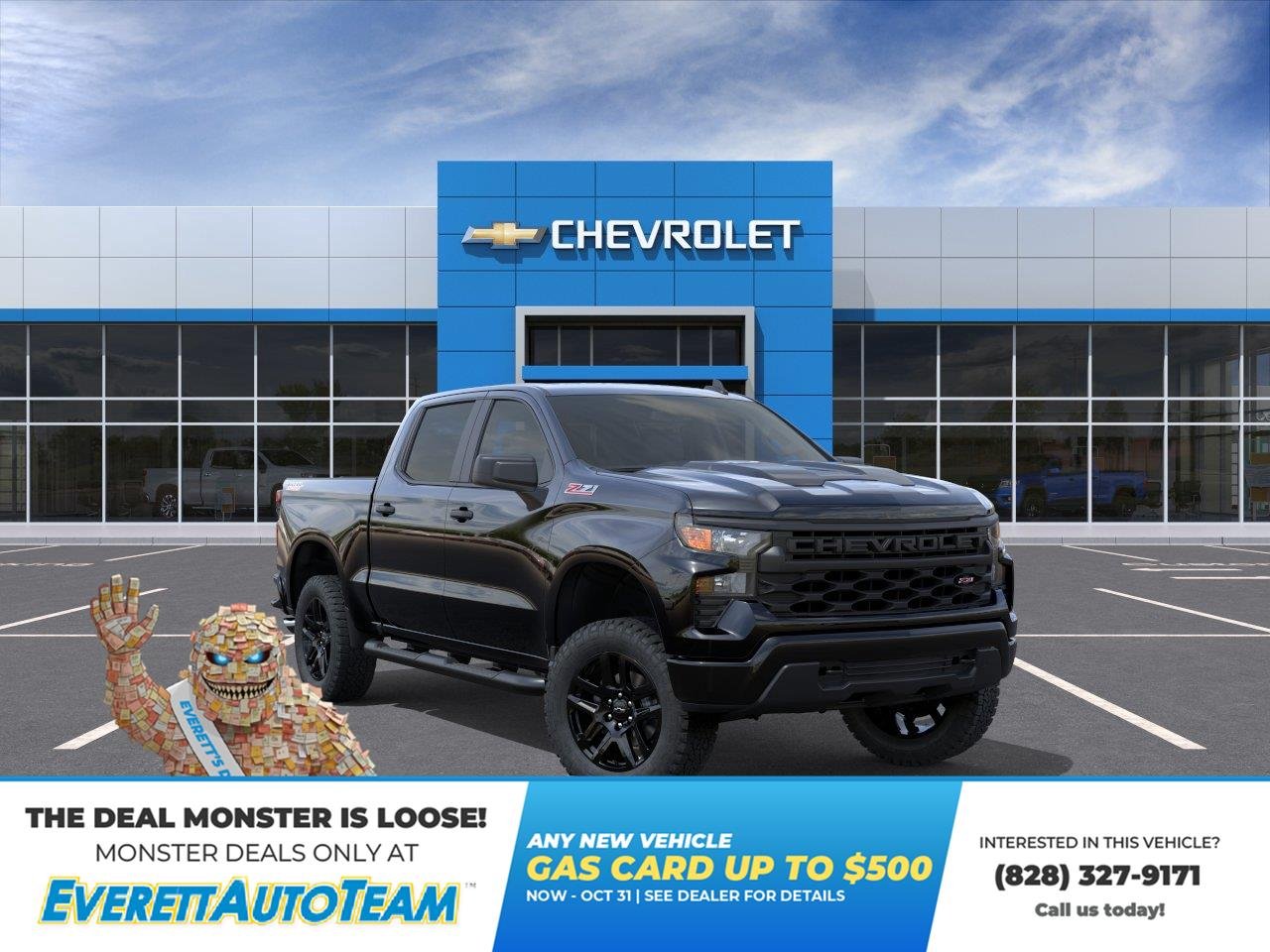 New 2026 Black Chevrolet Custom Trail Boss image 1