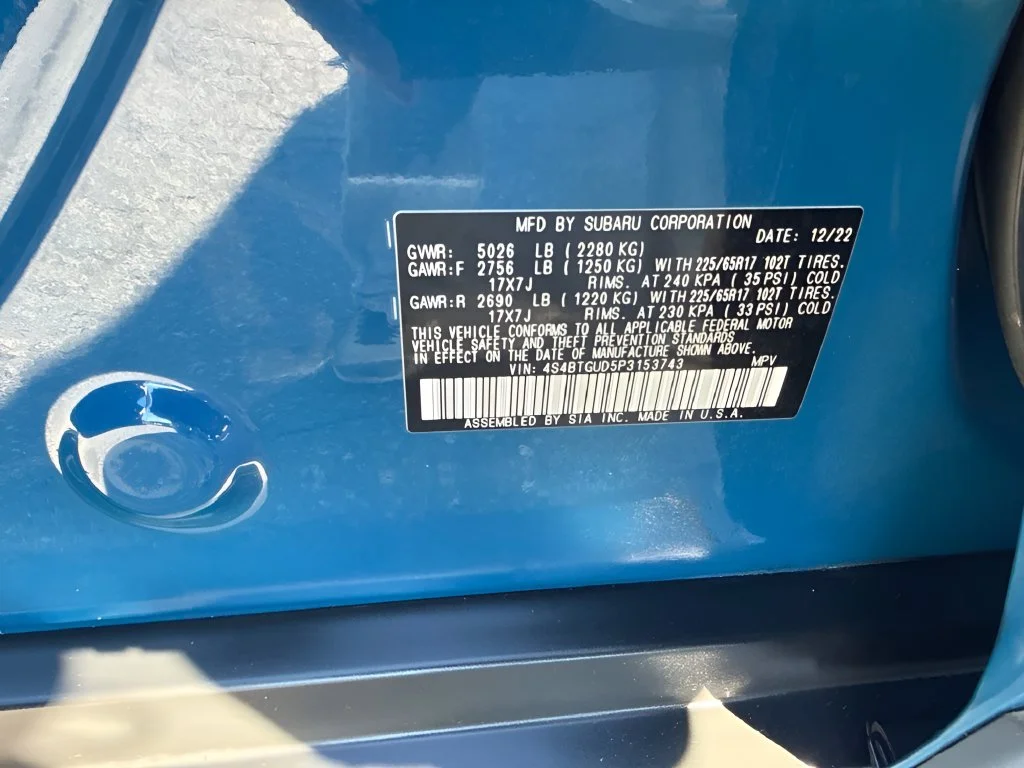 Used 2023 Blue Subaru Wilderness image 37