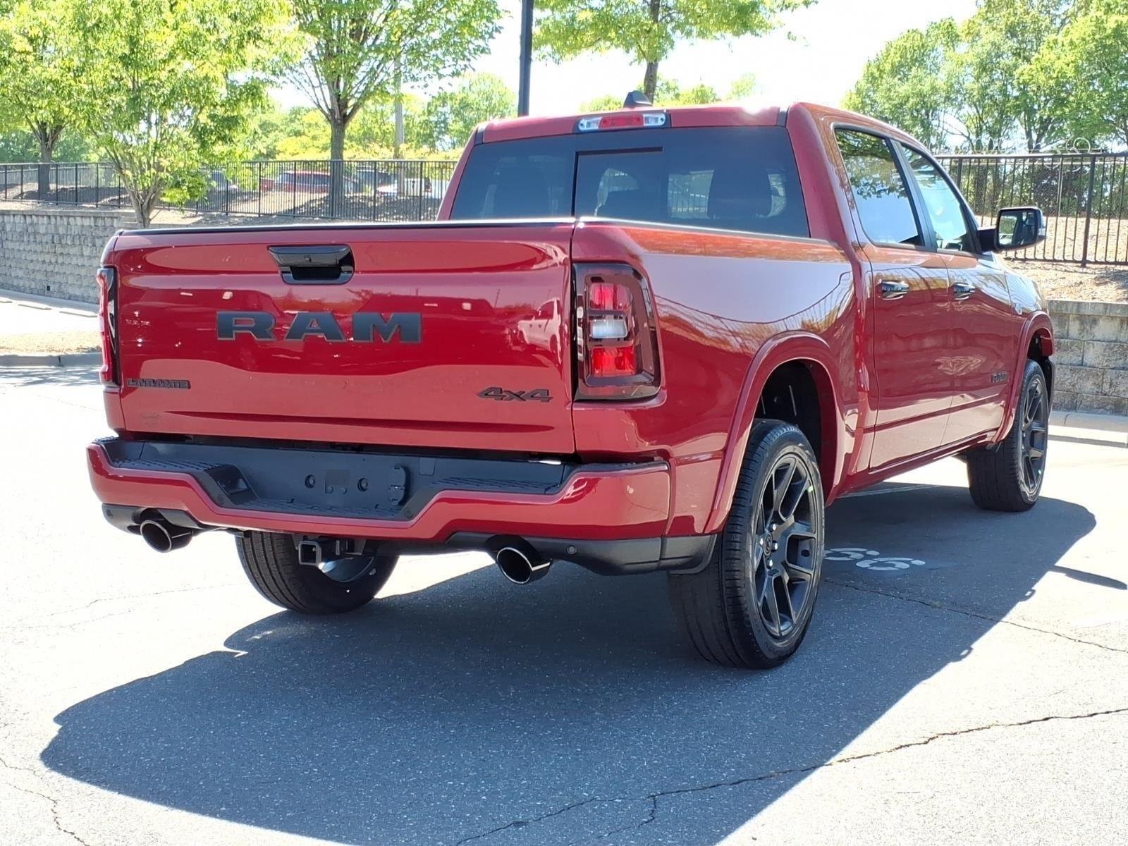 New 2026 Molten Red Pearl-Coat Exterior Paint RAM Laramie image 2