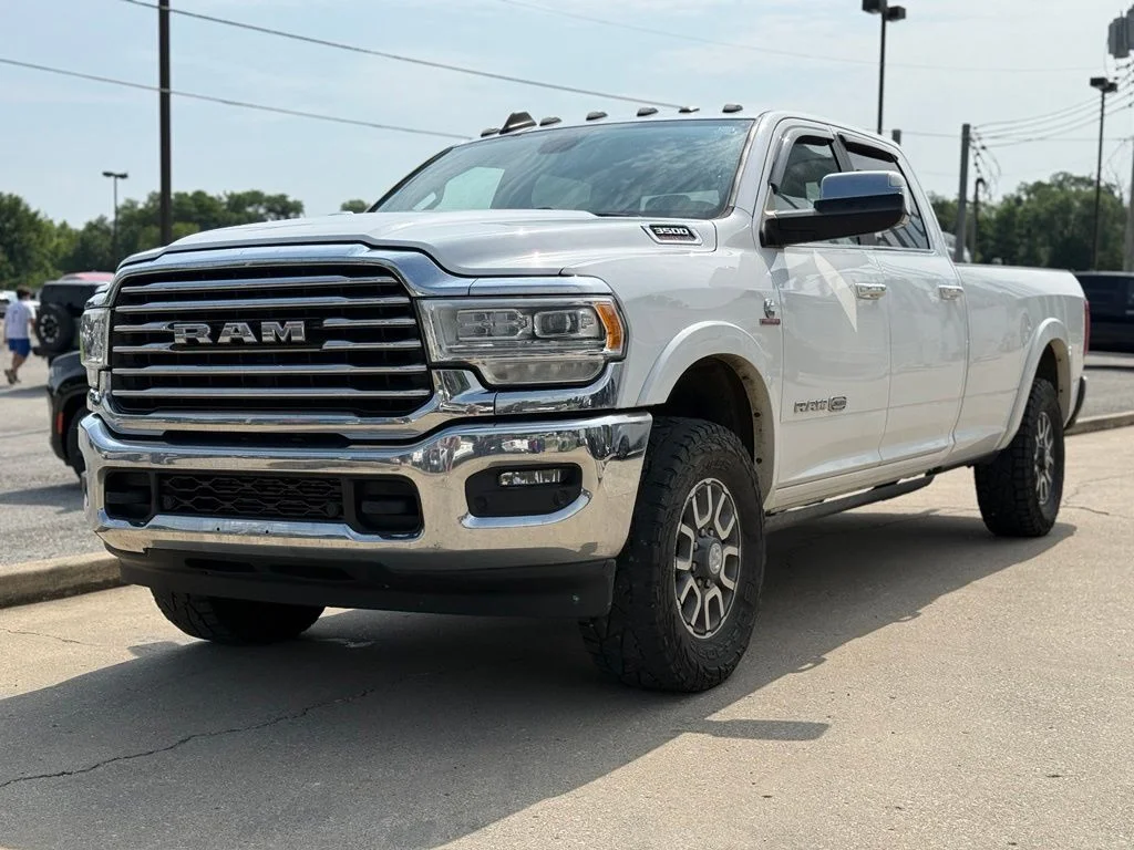 Used 2019 White Ram Laramie Longhorn image 2