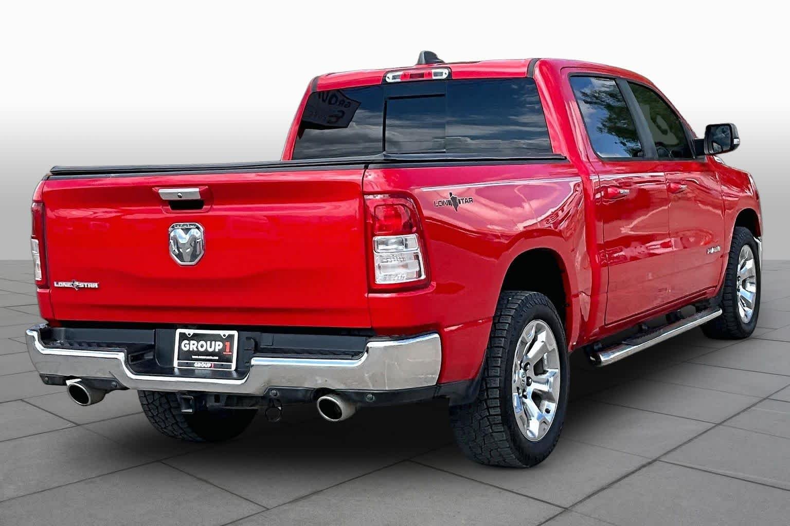 Used 2020 Flame Red Clearcoat Ram Lone Star image 11