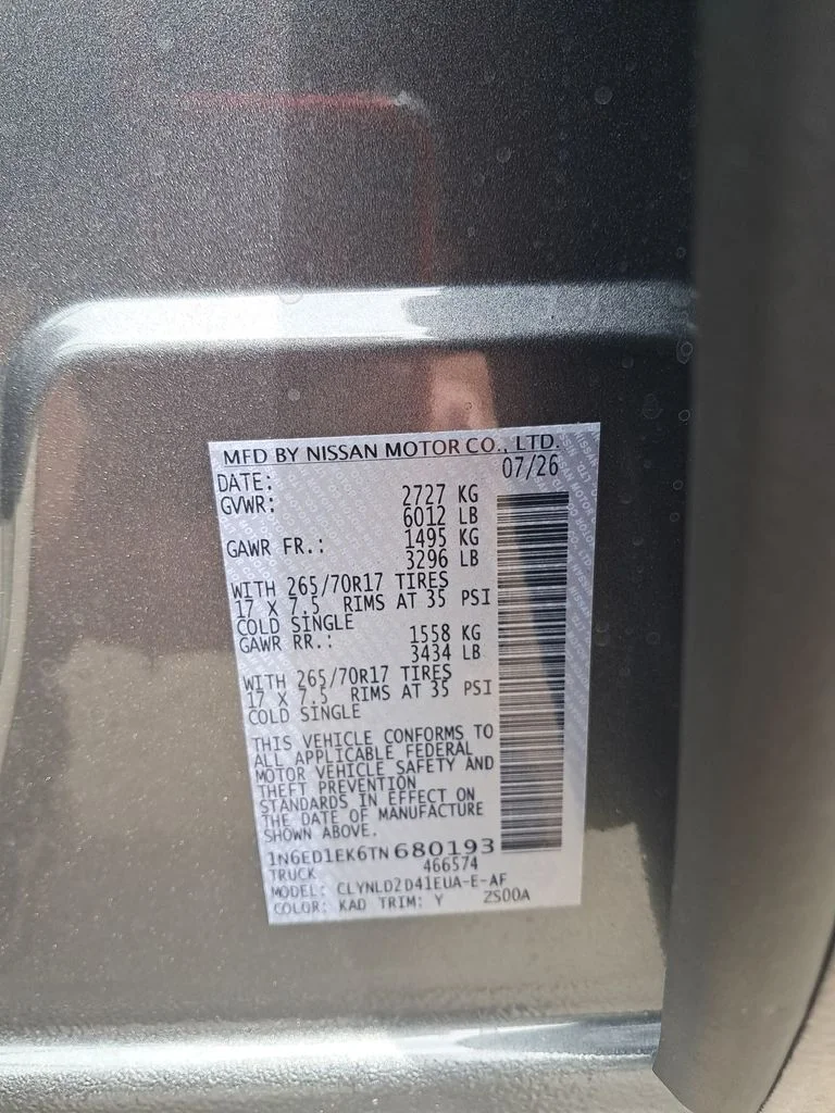 New 2026 Gray Nissan PRO-4X image 31