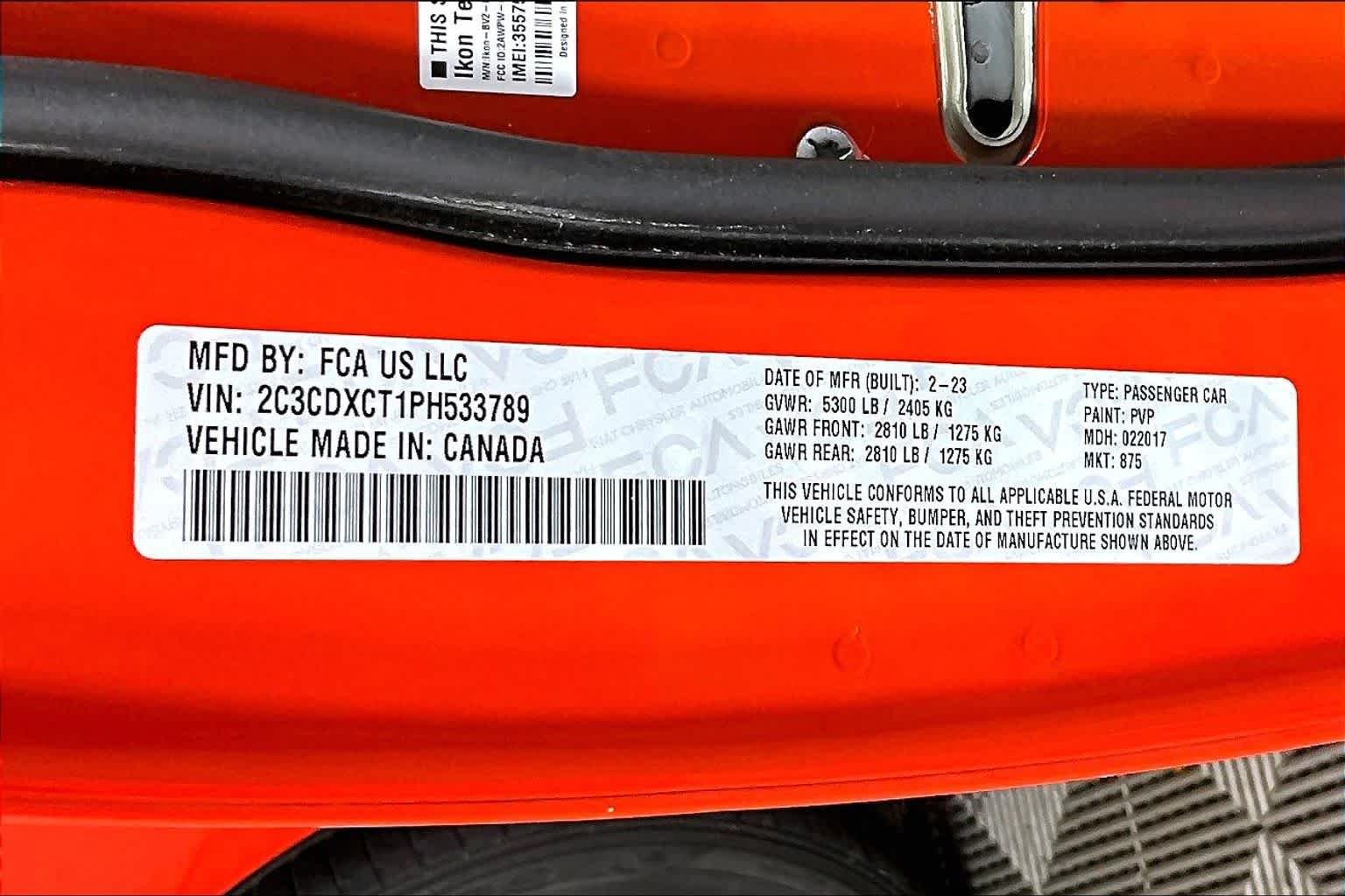Used 2023 Orange Dodge R/T image 35