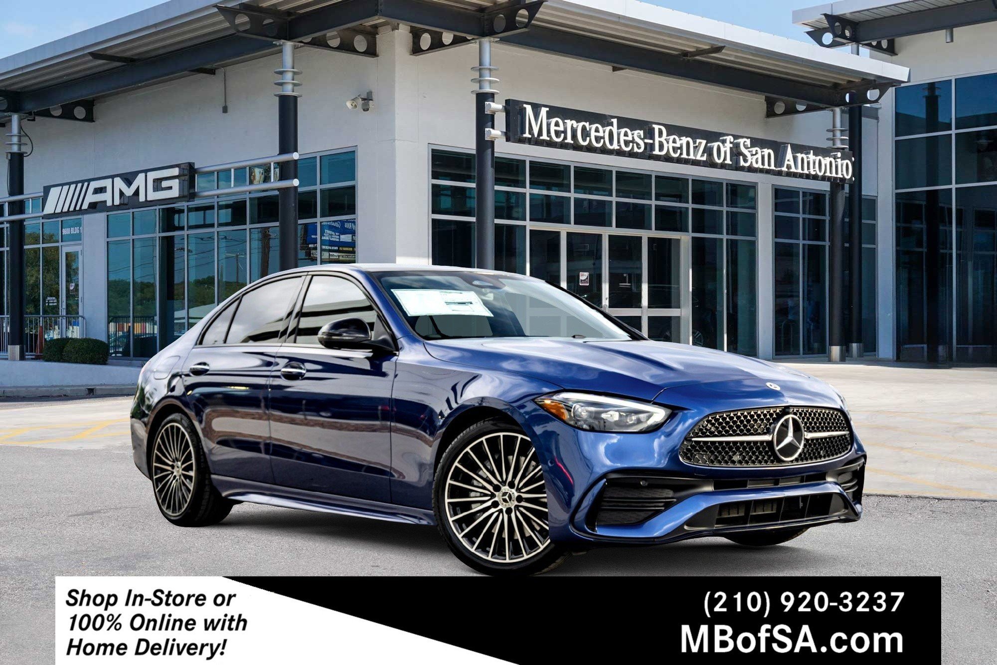New 2026 Starling Blue Metallic Mercedes-Benz C 300 image 22