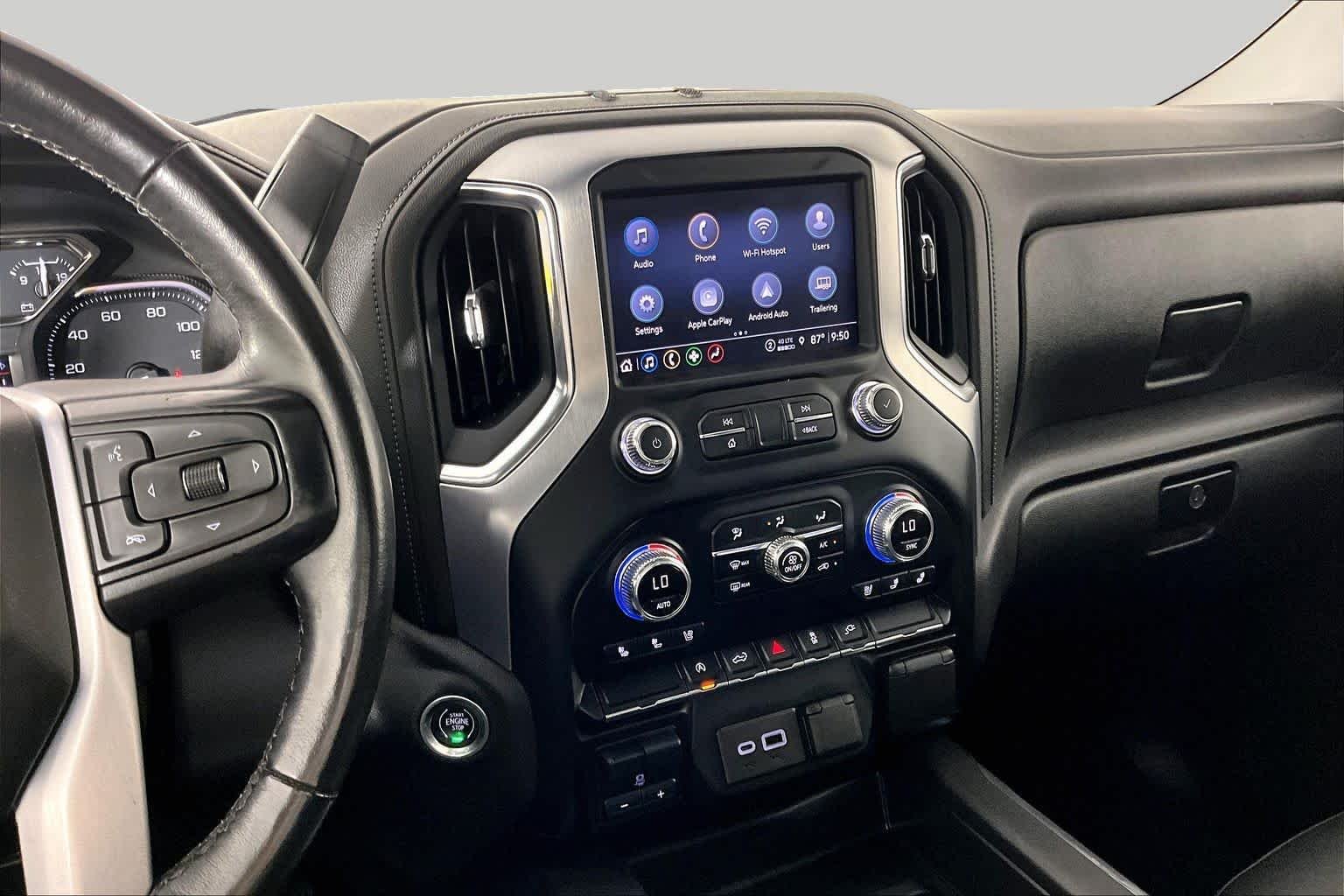 Used 2021 Pacific Blue Metallic GMC SLT image 7