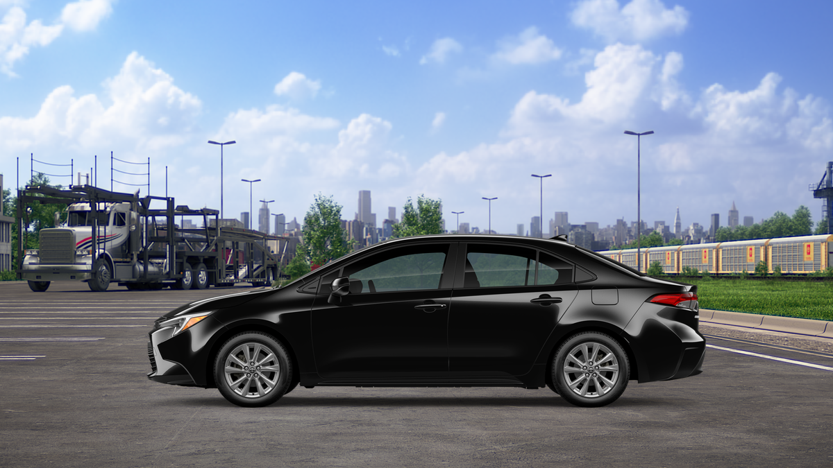 New 2026 Midnight Black Metallic Toyota Hybrid LE image 4