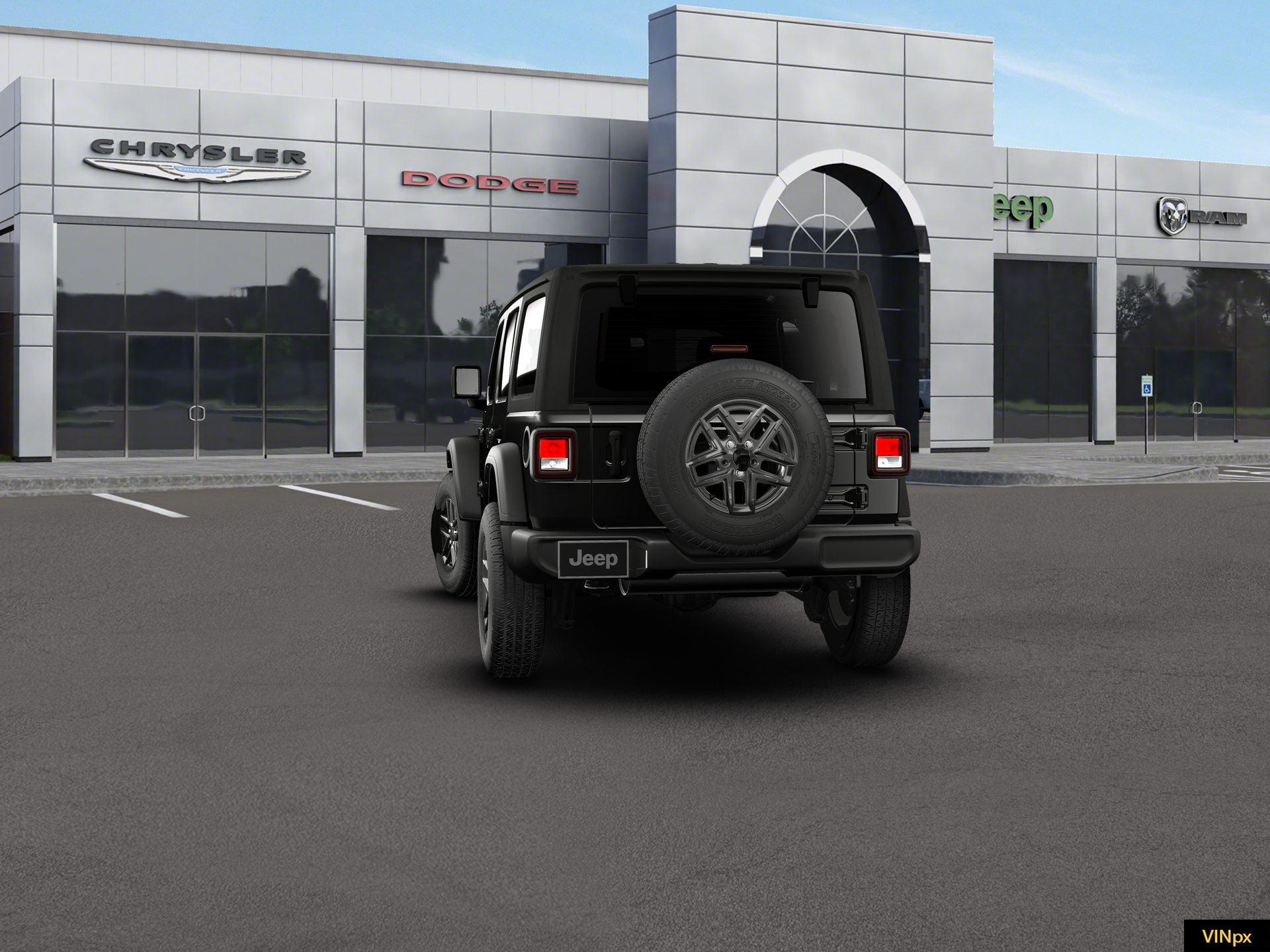 New 2026 Black Clear-Coat Exterior Paint Jeep Sport S image 25