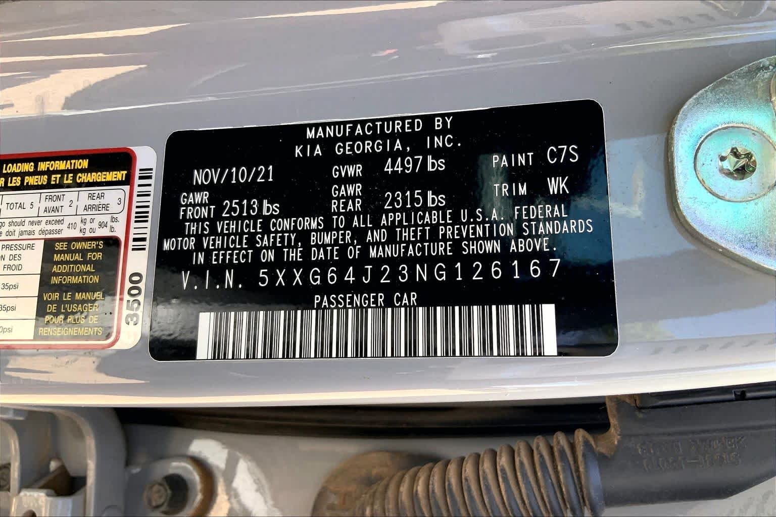 Used 2022 Wolf Gray Kia GT-Line image 30