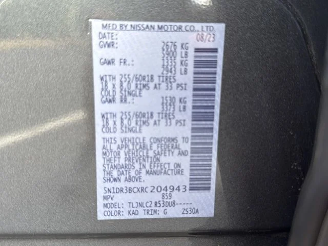 Used 2024 Gray Nissan SV image 27