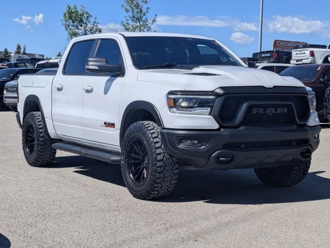 Certified Used 2021 White RAM Rebel - - 4x4 - SUPERCHARGED - Davenport Racing Truck - 12 Touchscreen & More! image 2