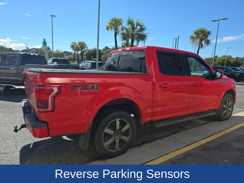 Used 2017 Race Red Ford Lariat image 5