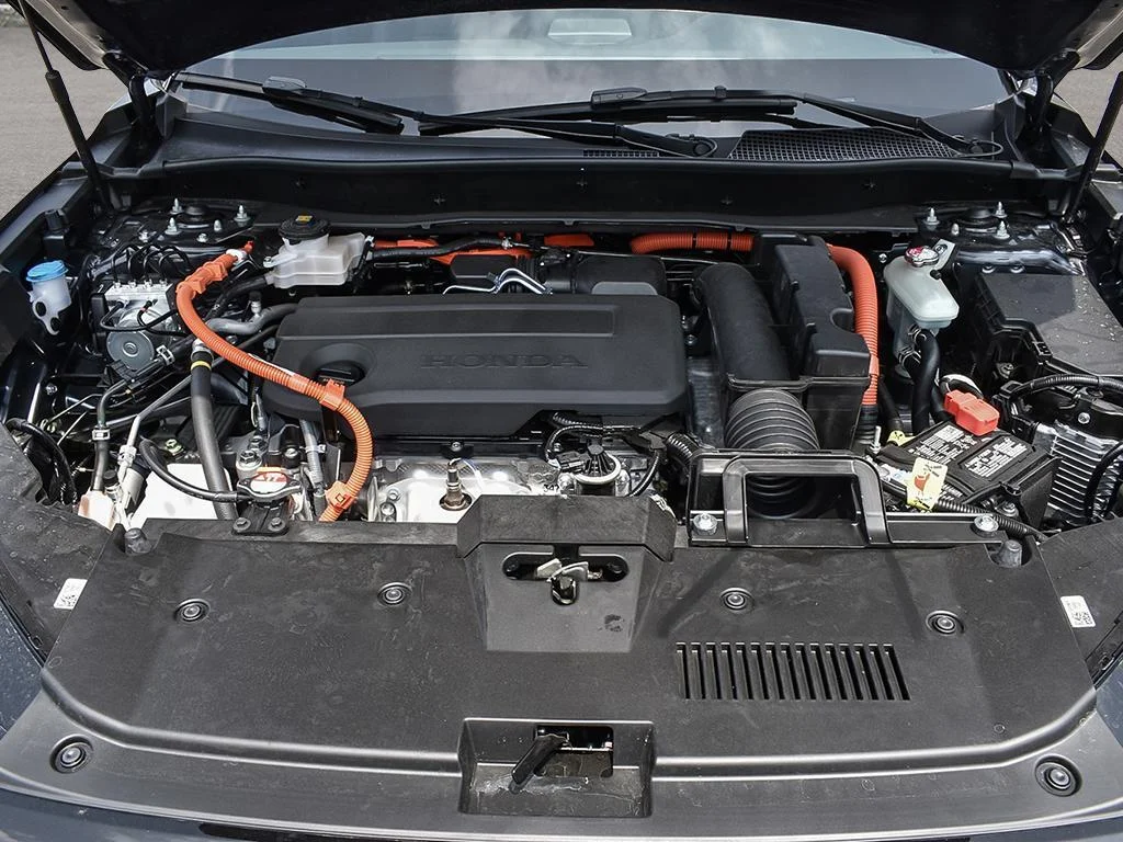 New 2026 Meteoroid Gray Metallic Honda EX-L HYBRID Comfort and efficiency — beautifully c image 6