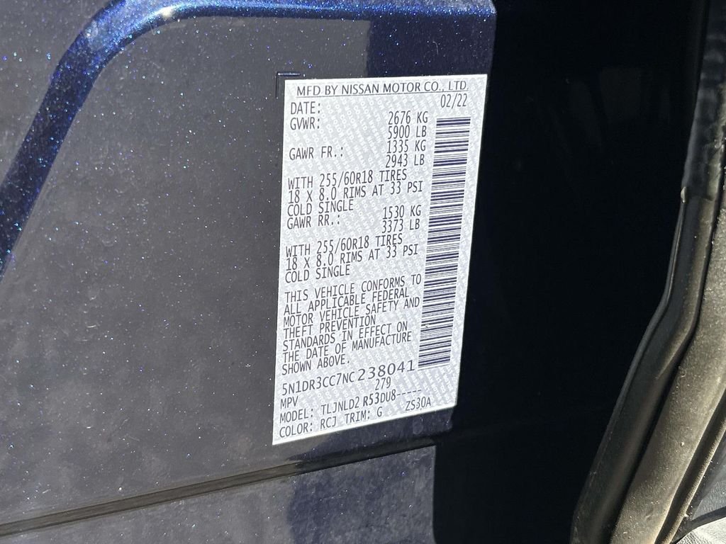 Used 2022 Blue Nissan SL image 34