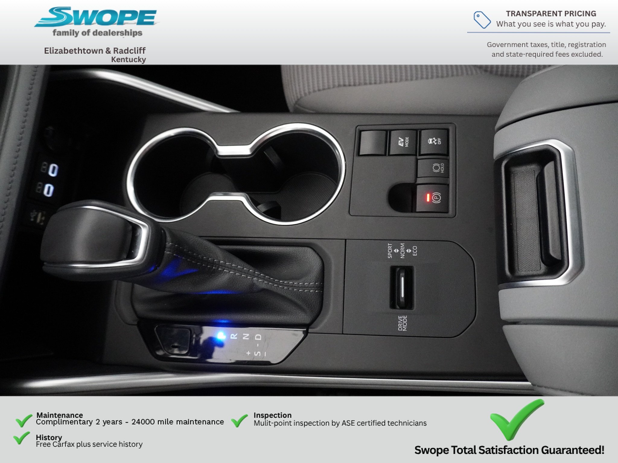 Used 2023 Midnight Black Metallic Toyota Hybrid LE image 26