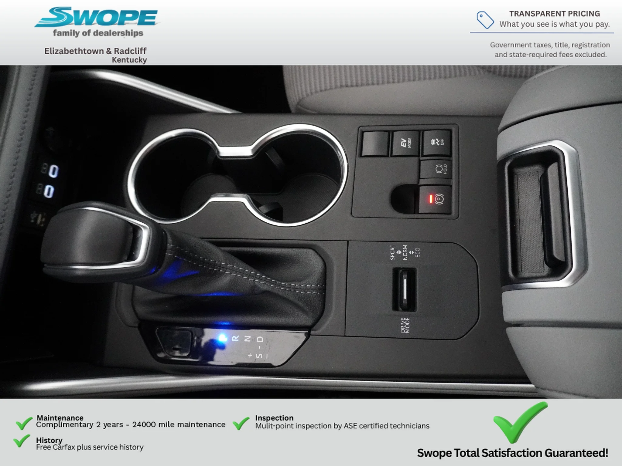 Used 2023 Midnight Black Metallic Toyota Hybrid LE image 26
