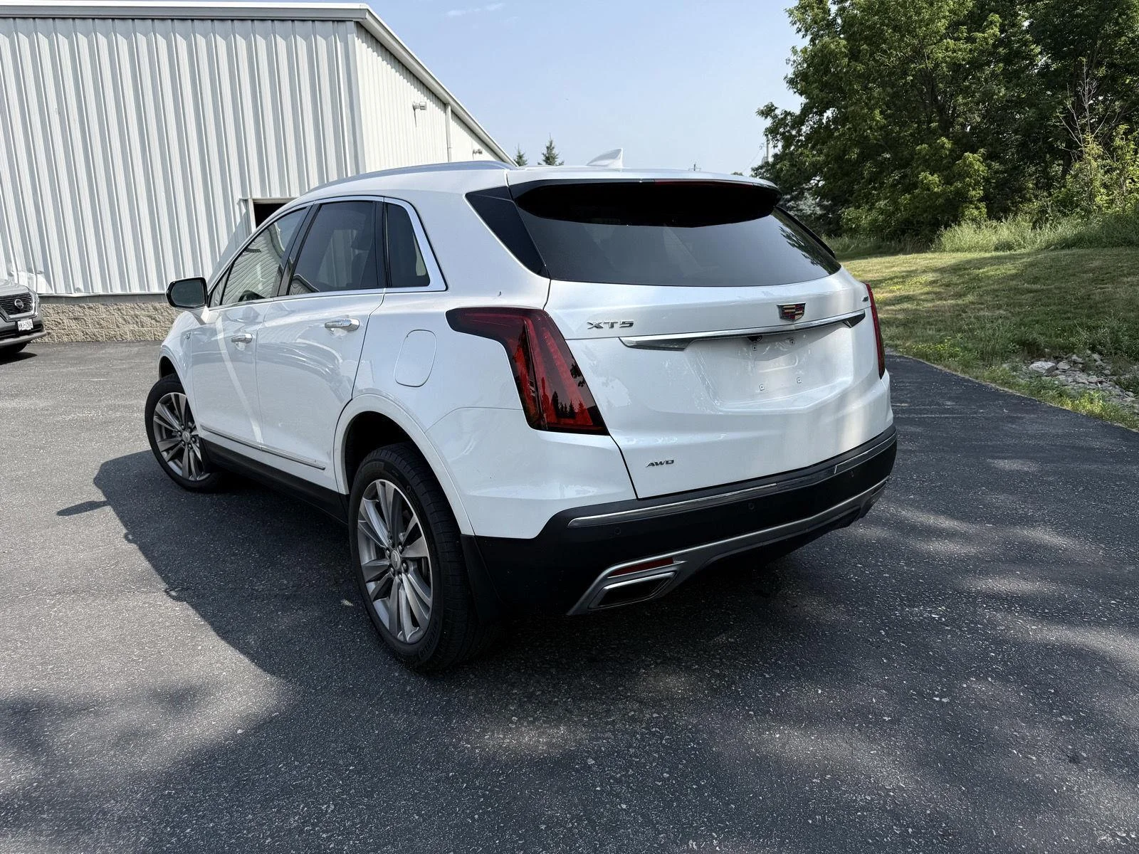 Used 2024 Crystal White Tricoat Cadillac AWD Premium Luxury image 2