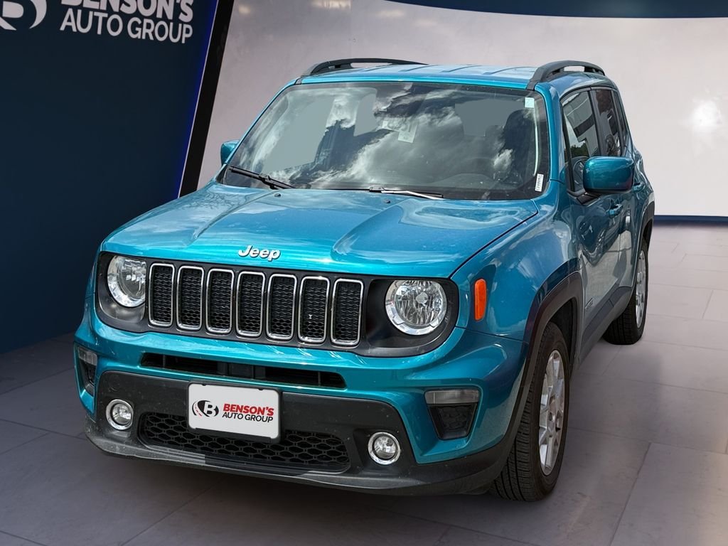 Used 2021 Teal Jeep Latitude image 1