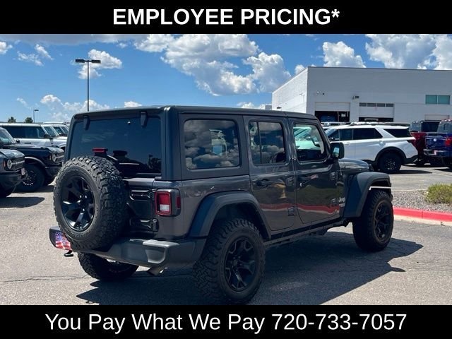 Used 2018 Granite Crystal Clearcoat Metallic Jeep Unlimited Sport S image 6