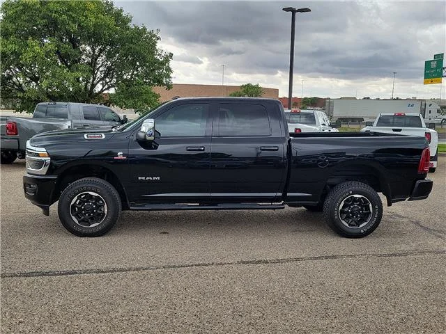 Used 2026 Diamond Black Crystal Pearlcoat RAM Laramie 4x4 Crew Cab 6.3 ft. box 149 in. WB image 2