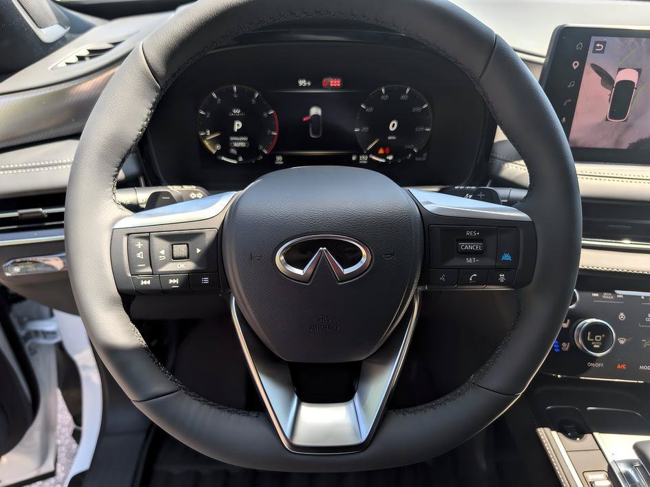 New 2027 Radiant White/Black Obsidian INFINITI SPORT image 14