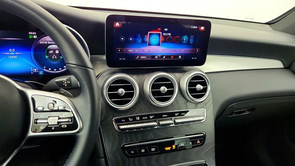 Used 2022 Black Mercedes-Benz GLC 300 SUV with 12.3