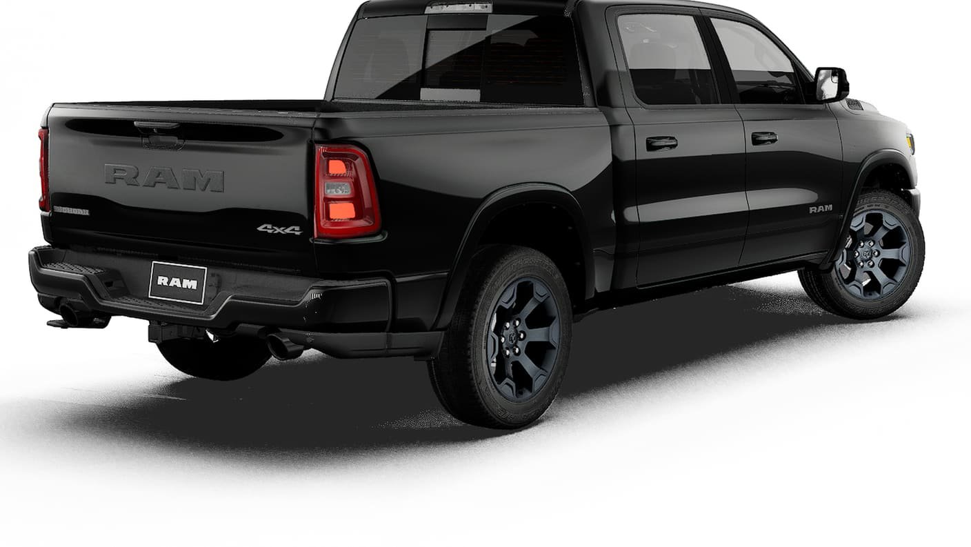 New 2027 Diamond Black Crystal Pearl-Coat Exterior Paint RAM BIG HORN image 2
