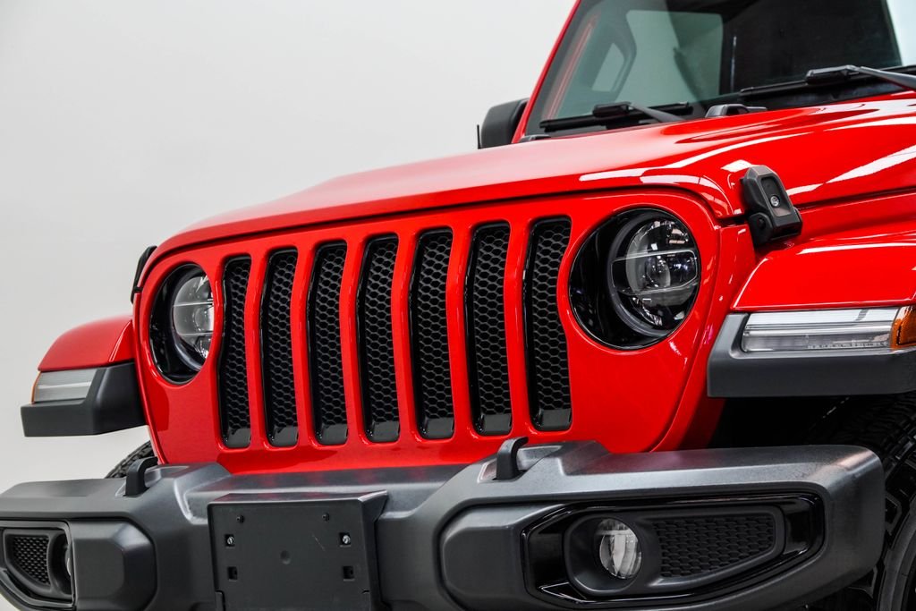 Used 2021 Red Jeep Unlimited Sahara Altitude image 2