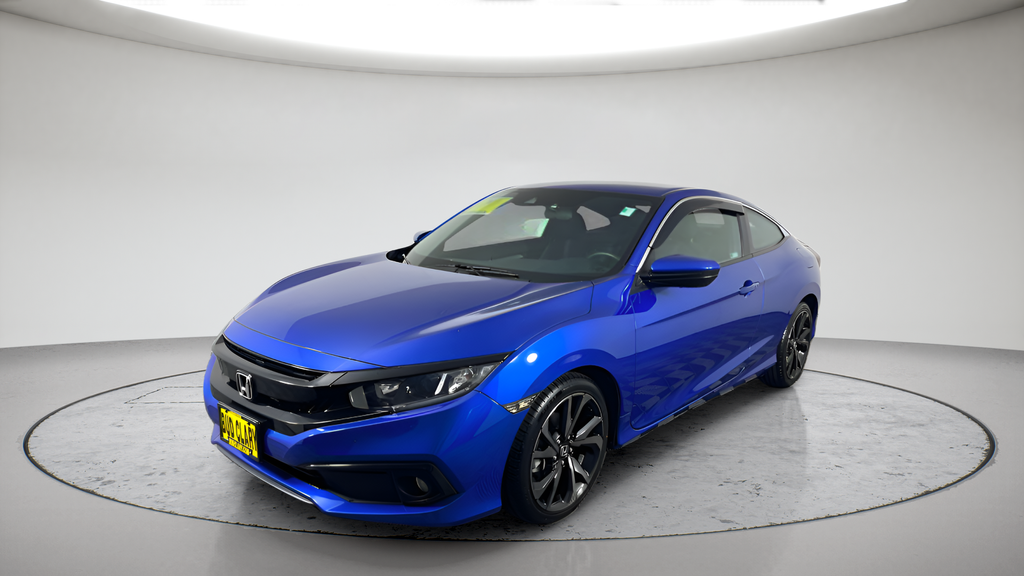 Used 2019 Aegean Blue Metallic Honda Sport image 7