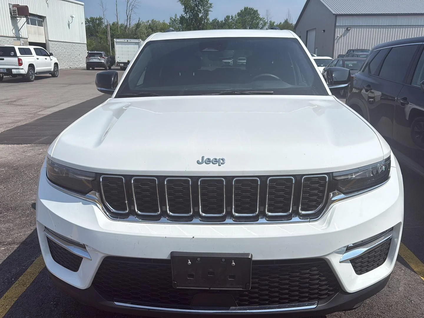 Used 2024 Bright White Clearcoat Jeep LIMI image 3