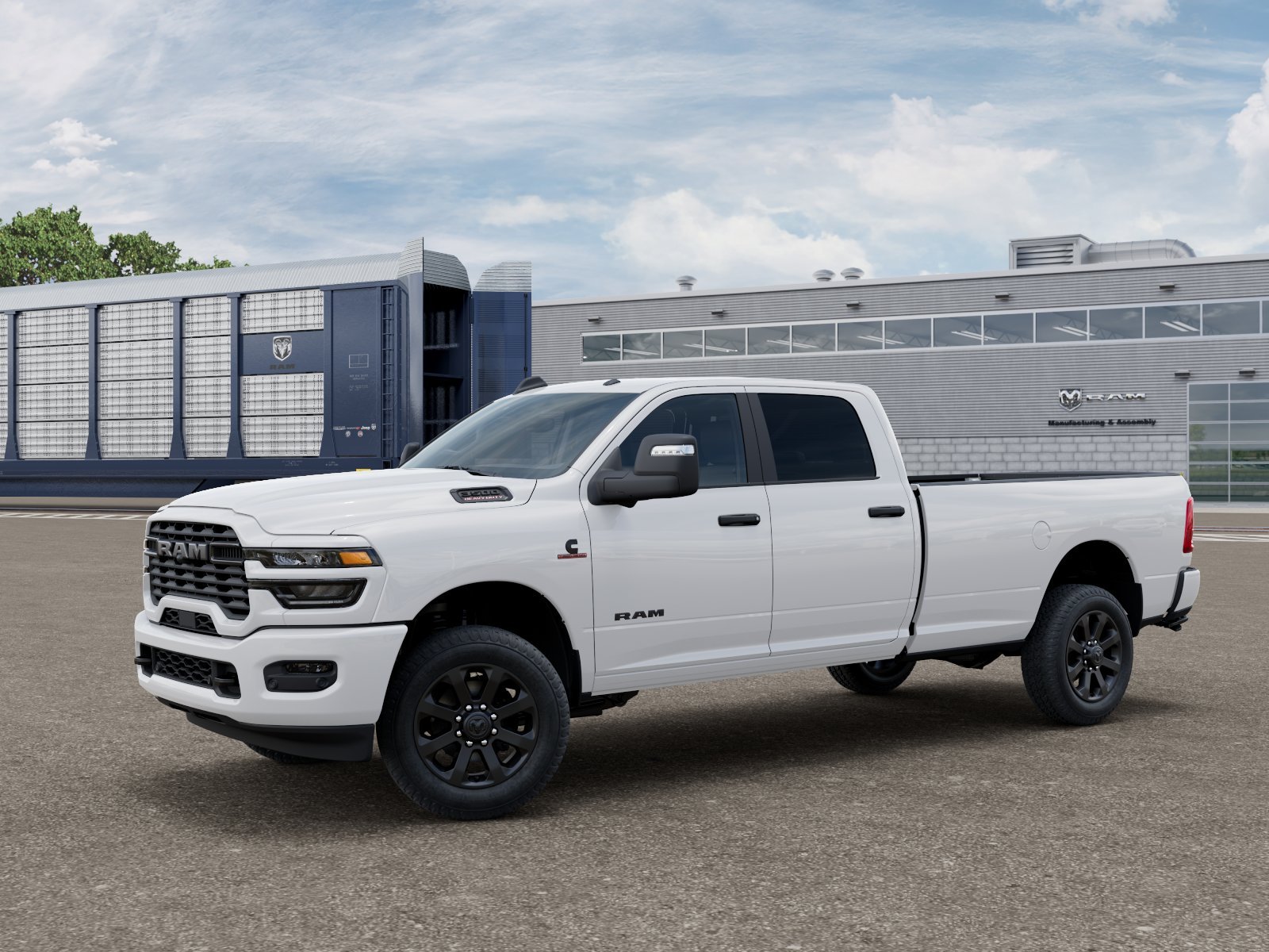 New 2027 Bright White Clearcoat RAM Big Horn image 1