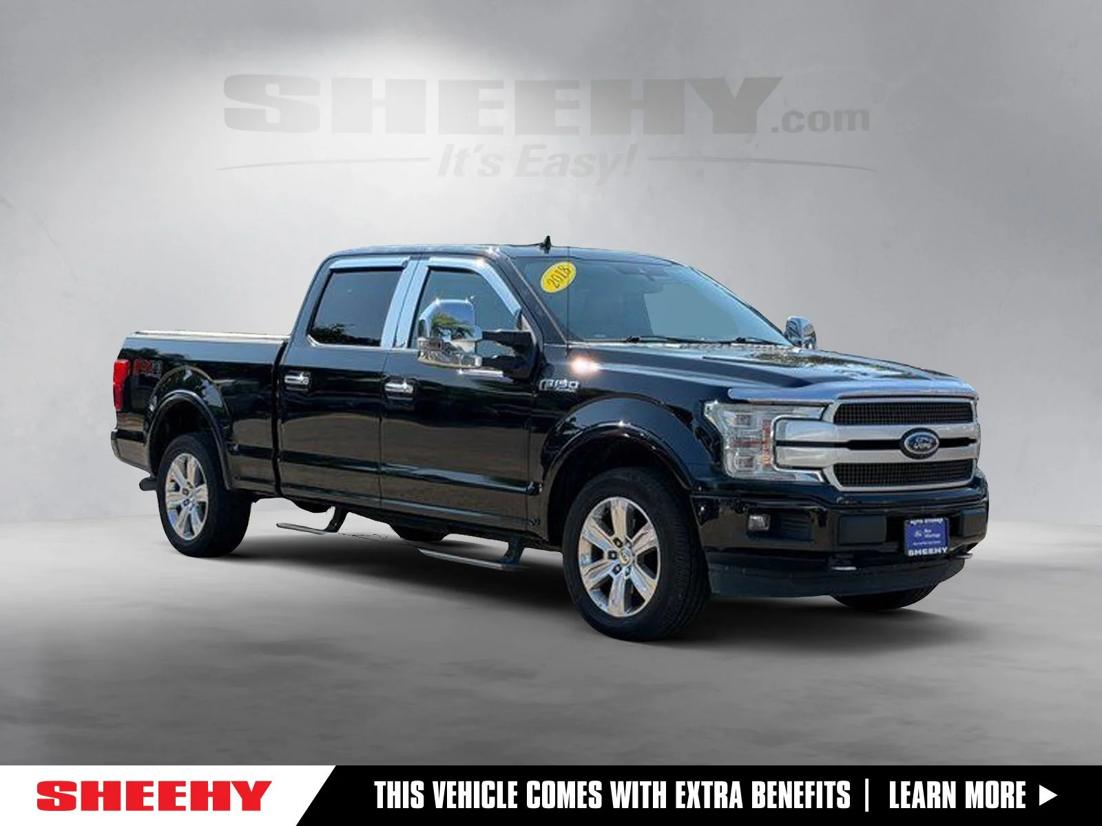 Certified Used 2018 Shadow Black Ford Platinum image 1